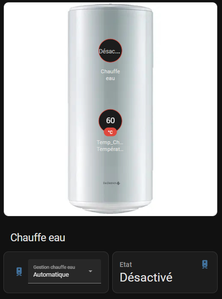 Chauffe-eau connecté